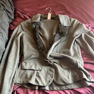 Black and sequins jacket